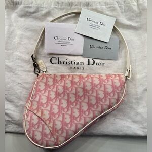 Authentic Christian Dior Saddle Bag